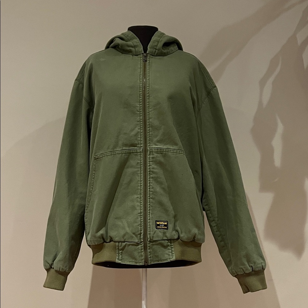 VTG Caterpillar green workwear jacket